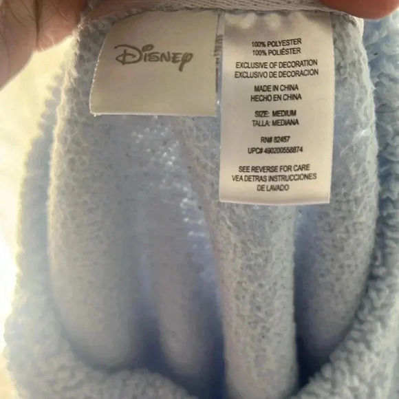 Women’s Disney Blue Eeyore Sherpa Pull Over Sweatshirt - Picture 4 of 4